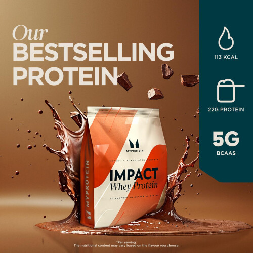Myprotein Myprotein Impact Whey Protein, 1 kg, Chocolate Smooth 1