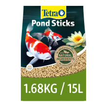 Tetra Pond Fish Food Sticks 1.68kg - biologically balanced for pond fish