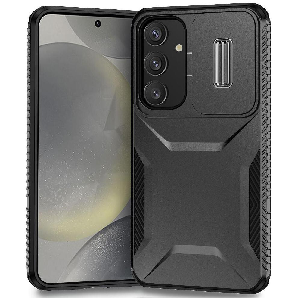 (Black) Case For Samsung Galaxy S25 5G Lightweight Lens Protection Shockproof Black 764549388943