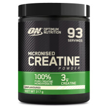 Optimum Nutrition 100% Pure Micronised Creatine Monohydrate Powder, Unflavoured - 3g Per Serving (1102271)