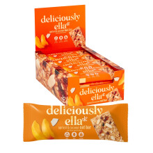 Deliciously Ella - Apricot & Coconut Oat Bar, Gluten-Free, Vegan Friendly, Healthy Snack, 50g (16 bars)