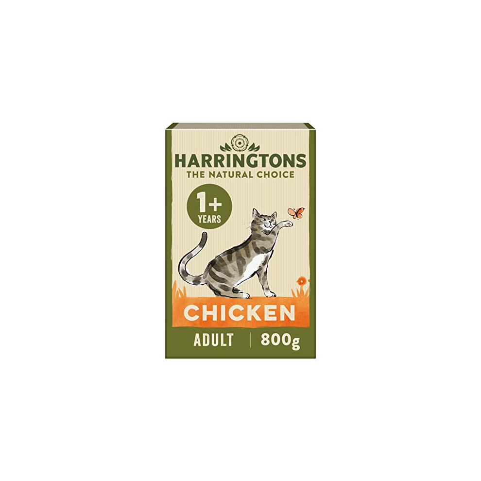 Harringtons Complete Dry Cat Food With Freshly Prepared Chicken - 5x800g