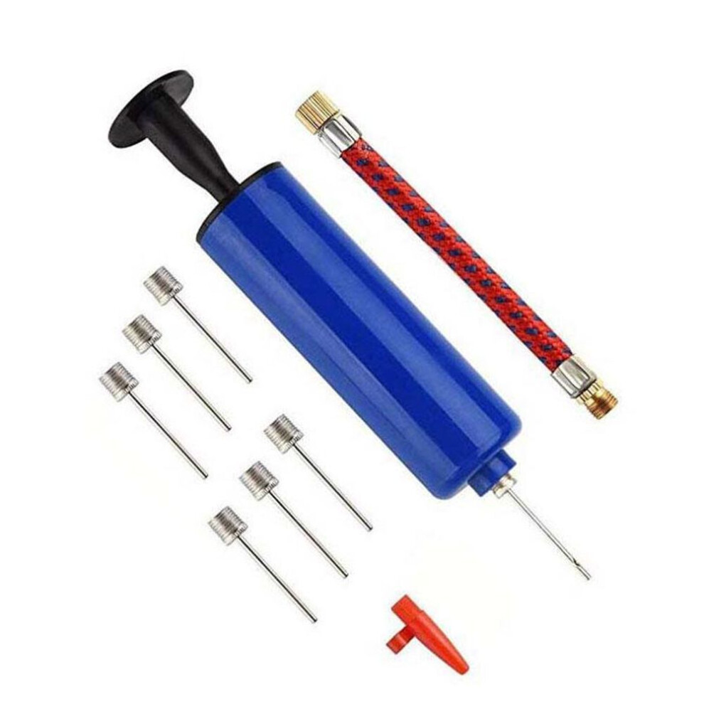 10Pcs/Pack Fast Inflating Hand Air Pump With Needle Adapter For Sports Outdoor