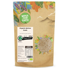 Wholefood Earth Organic Quinoa Grain ? 500g | Raw | GMO Free | Vegan | High Fibre | Certified Organic