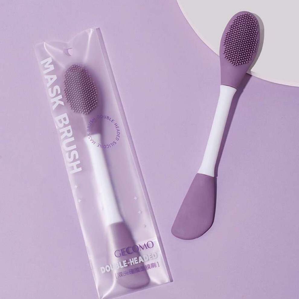 Double-headed Mask Brush Silicone Face Wash Brush Mud Membrane Special Scraper Coated Beauty Salon Facial Cleansing Tools