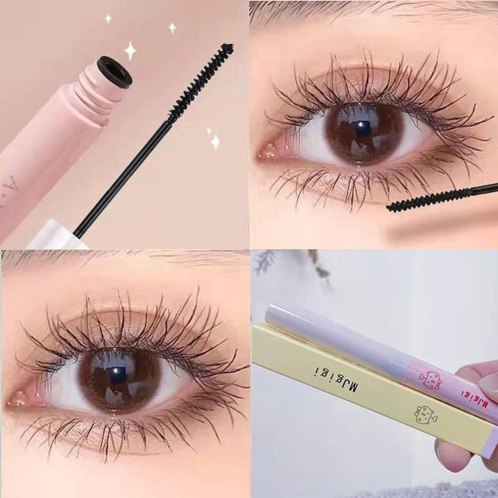 (black) Korean Cosmetics Black Mascara Lengthen Lashes Extra Volume Waterproof Natural Eyelashes Female Professional Makeup Full Size