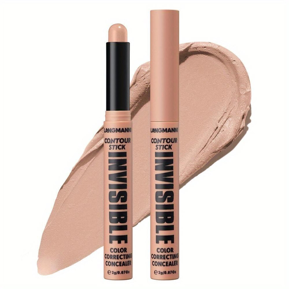 (4#) 6 Colors Colorful Contouring Stick Face Corrective Concealer Brightening And Correcting Concealer Cream Covering Blemishes Toning Foundation Stick