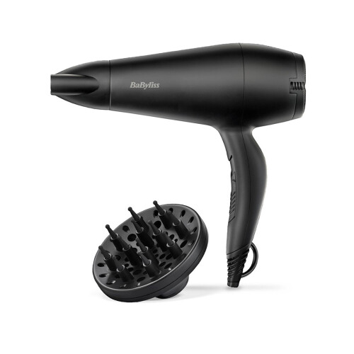 BaByliss Hairdryer Babyliss D215DE Black 2000 W Diffuser 1