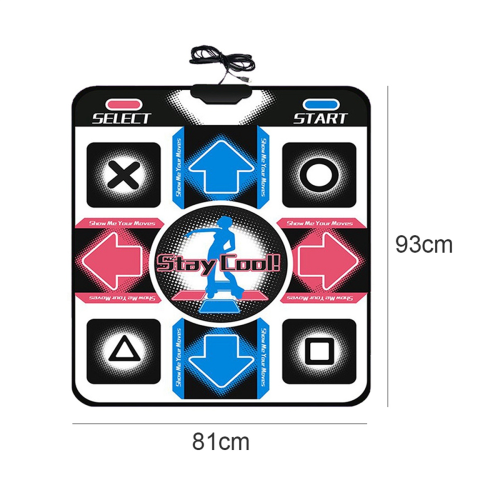 WuLinshop USB Wired Dance Mats 11Keys Dancing Game Step Pad 2