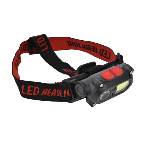 LED Headlamp, LED Headlamp Flashlight 6 Lighting Modes LED Rechargeable Headlight Waterproof Motion Sensor LampC(Black) 1