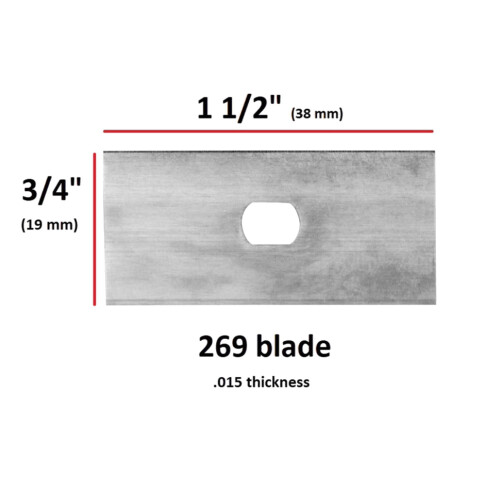 Logan 269 Blades for Framer's Edge 100 Pack 2