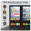 Baridi Back Bar Drinks Fridge with Hinged Double Door, 190L Capacity - DH272 3