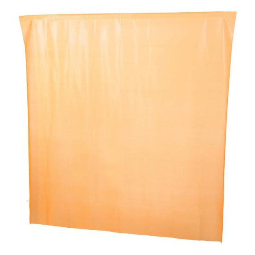 (orange) 1 Set Practical Easy To Install Sightline Obstruction Thickened Minimalist Modern Bathtub Curtain For Bathroom Shower Partition