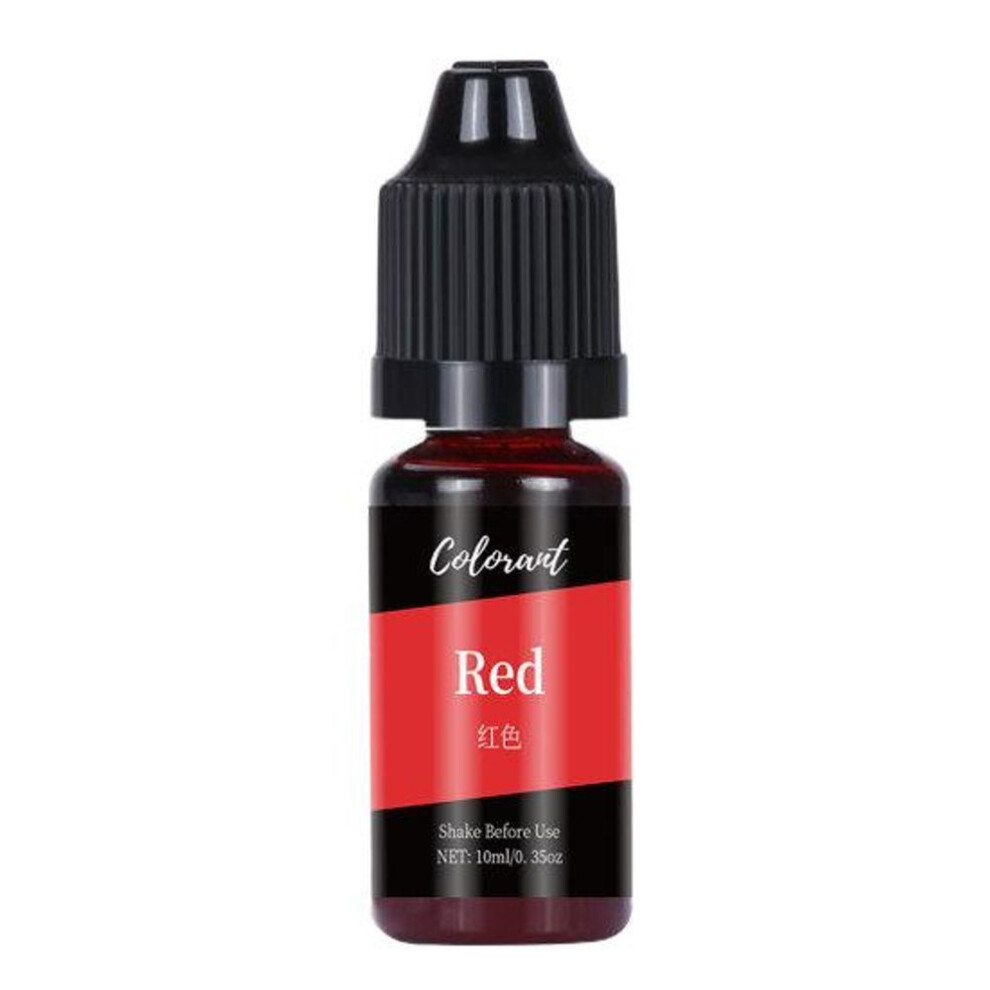 (red) 10ml Easy To Color Leakproof Soap Coloring Not Stimulating Candle Toning Pigment Crafts Making Colorant