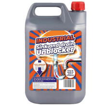 1 x 5L Heavy Duty Sink & Drain Unblocker Plug Hole Toilet Cleaner