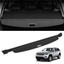 Vevor YCKSSSHCGYCK7IFY2V0 Retractable Cargo Cover for 2022-2024 Jeep Grand Cherokee 2 Row, Black