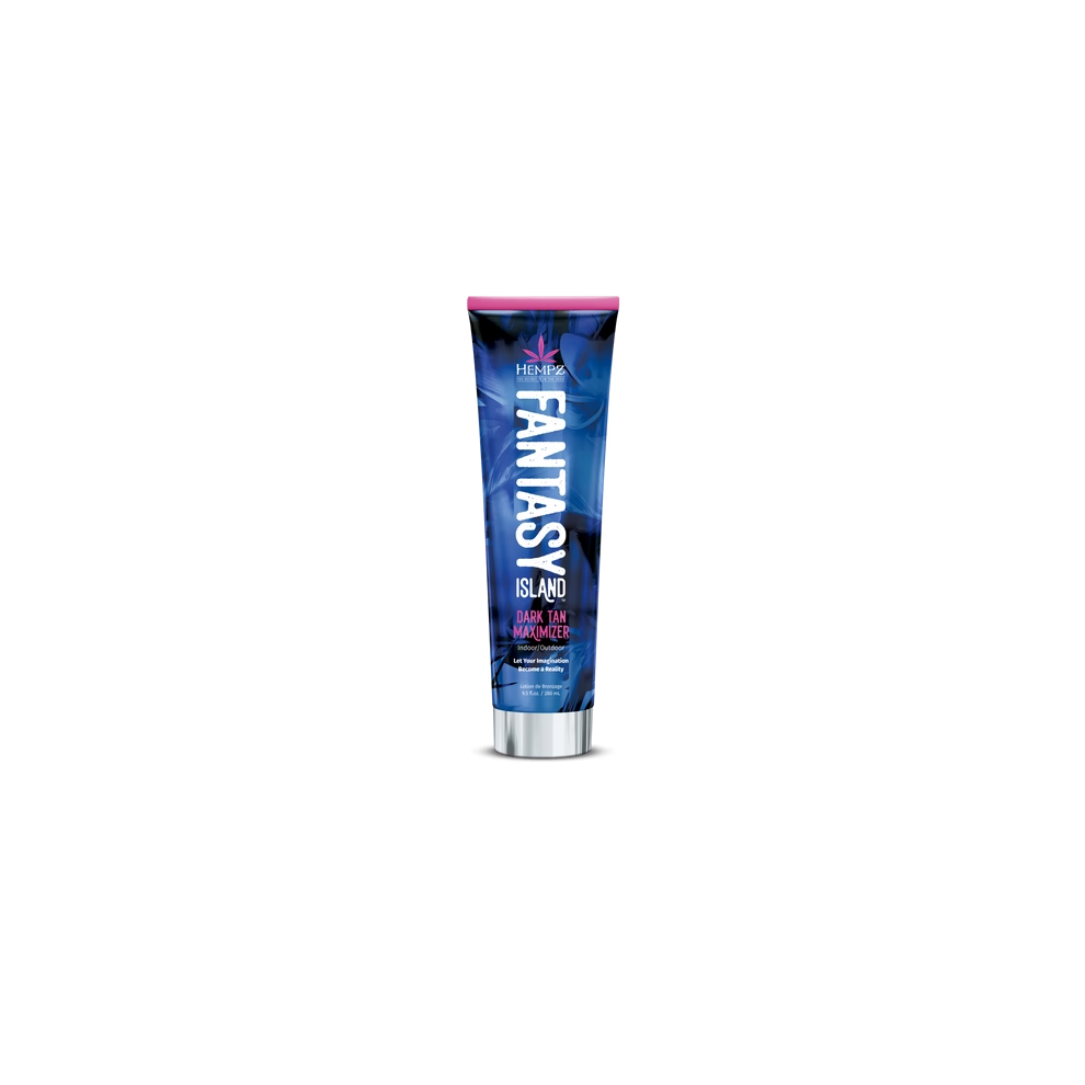 Hempz Fantasy Island Dark Tan Maximizer Paraben Free Odor Shield Technology 280 ml
