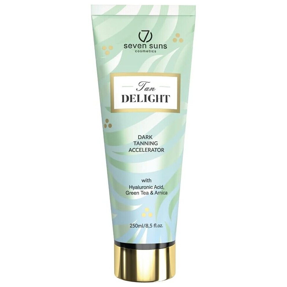 7Suns Tan Delight Tanning Moisturiser Long Lasting Skin Care Accelerator 250ml