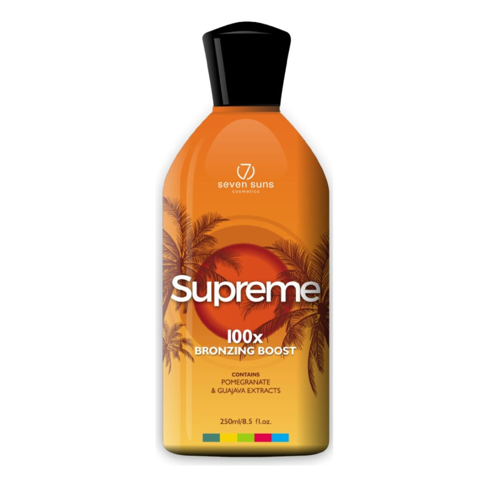 Seven Suns Supreme Tanning Lotion Dark Bronzer & Tattoo Saver- 250ml