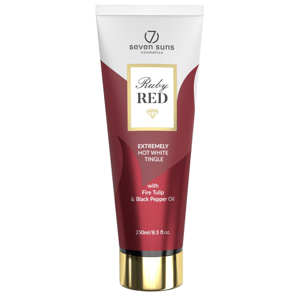 Seven Suns Ruby Red Tanning Lotion Extremely Dark Tingle Tan - 250ml
