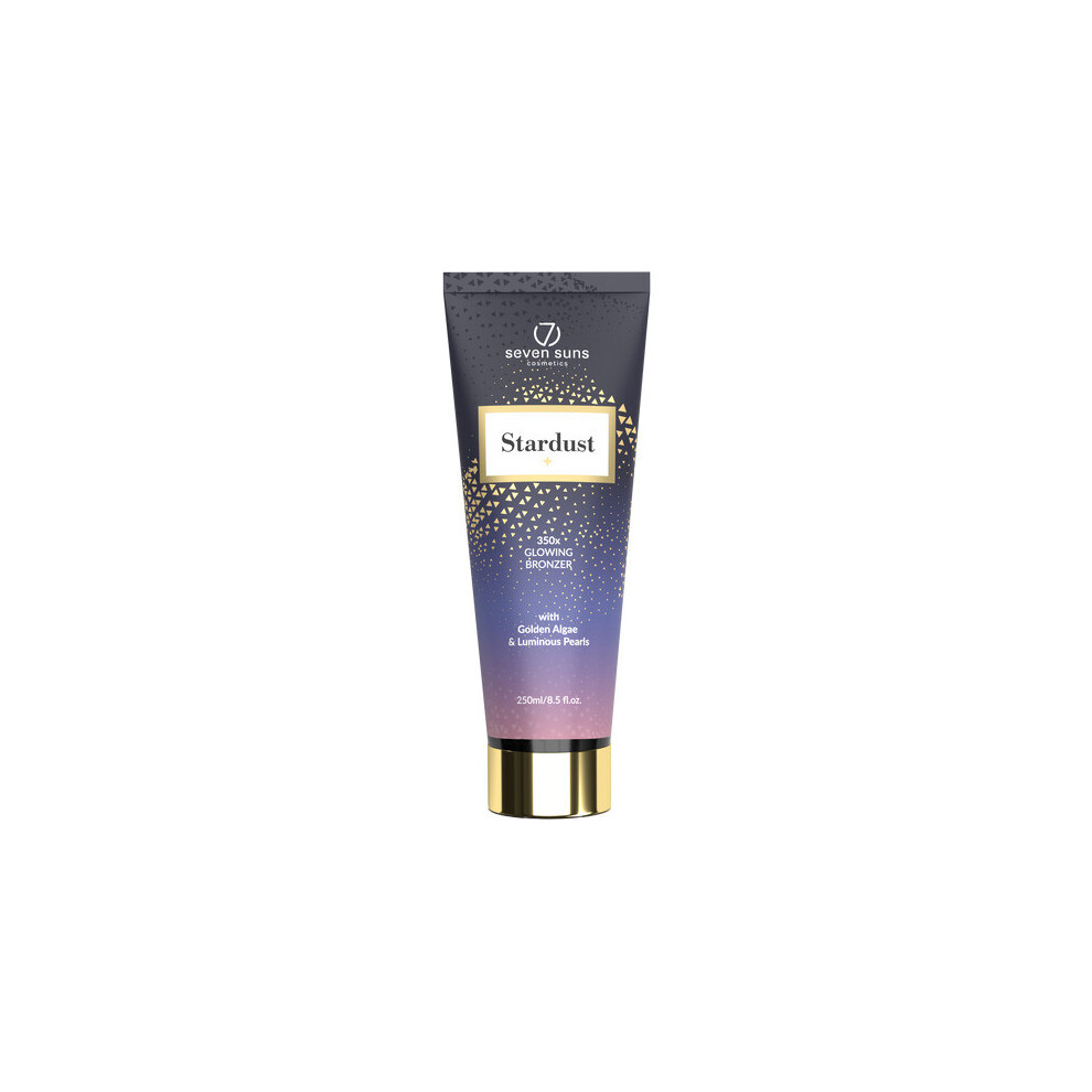 Seven Suns Stardust Tanning Glowing Bronzer Natural Sunbed Moisturiser 250ml