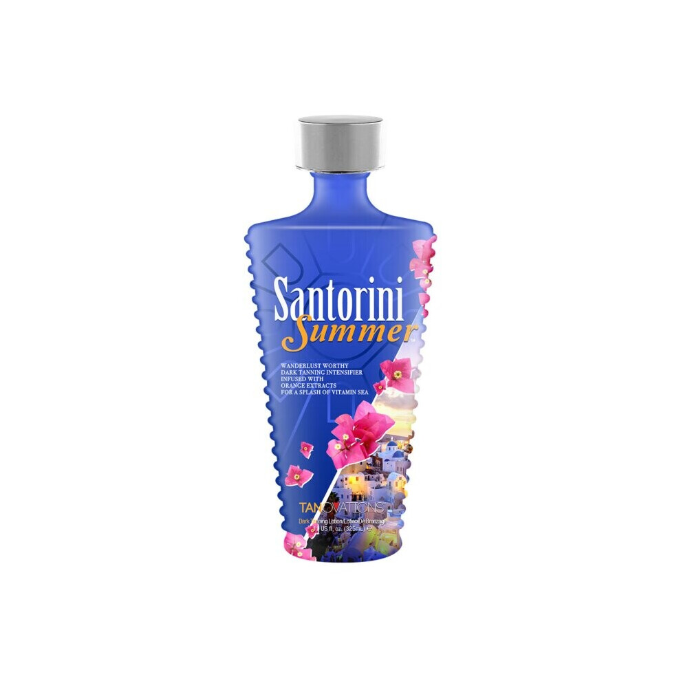 Tanovations Tanning Lotion Santorini Summer Tan Accelerator Tanner Bronzer 325ml