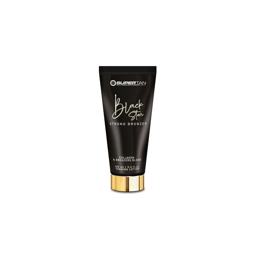 SuperTan Black Star Tanning Lotion Collagen & Strong Bronzers
