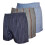 Caleçon boxeur en poly coton imprimé WOVEN 3 PK 1