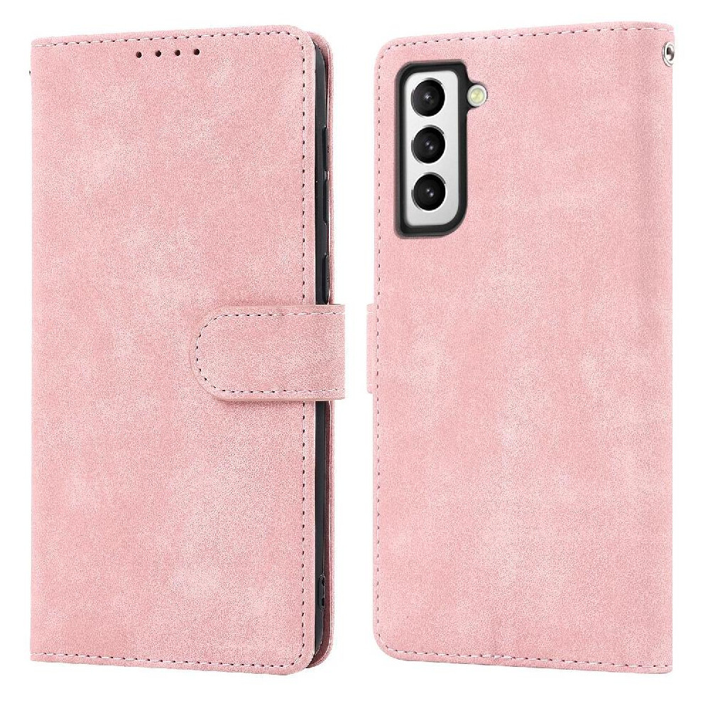 (Pink) Flip Case For Samsung Galaxy S24 Plus Premium Shockproof Flip Wallet Pink 764549412426