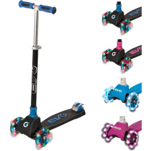 Light Up Räder für Kinder faltbare Kinder Roller mit einstellbarer Höhe Griffe Balance Kinder 3 Rad Roller Roller für Kinder im Alter von 5 +