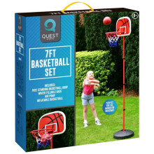 Quest Sports Kids 7ft Basketbal Set Kindertuin Buiten Zomer