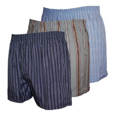 Heren WOVEN Bedrukte Poly Katoenen boxershorts 12 PK
