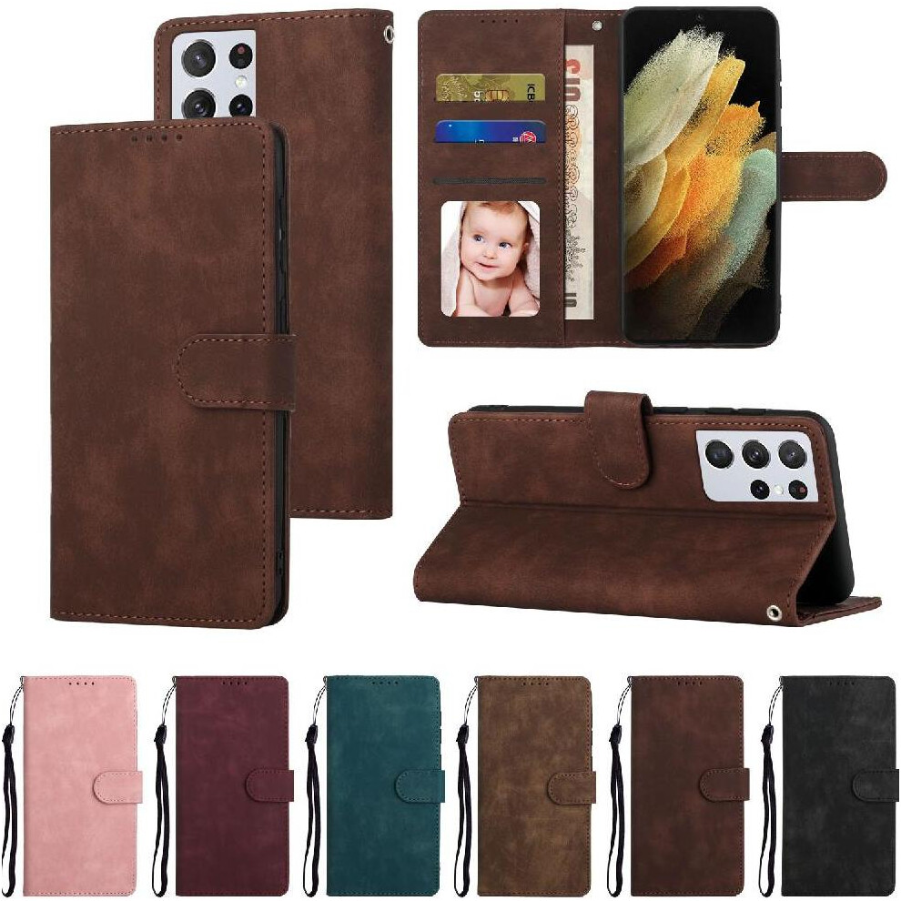 (C1 ) Flip Case For Samsung Galaxy S21 Ultra Shockproof Wallet Flip Premium 764549412815