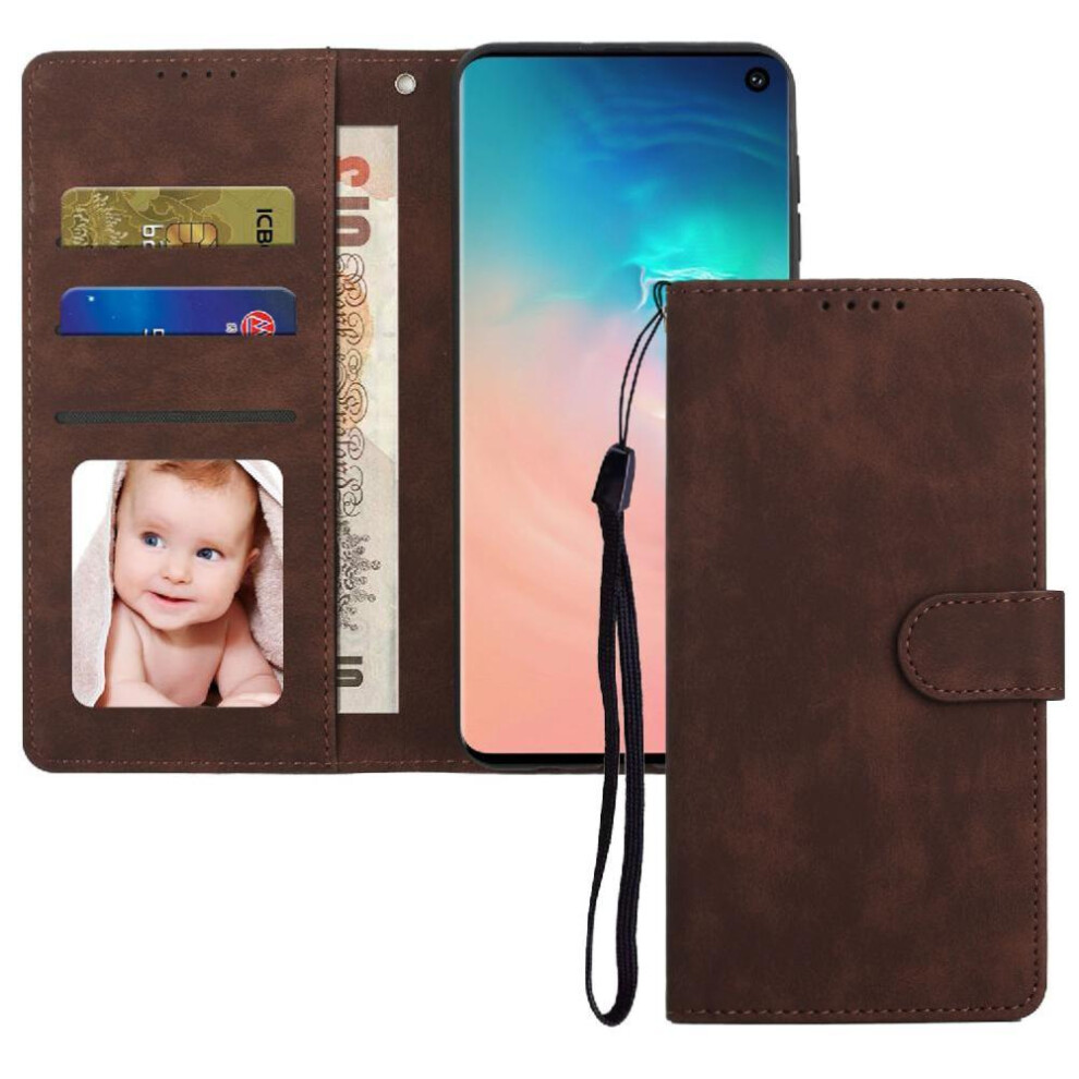 (C1 ) Flip Case For Samsung Galaxy S10 Wallet Shockproof Flip Premium 764549413416