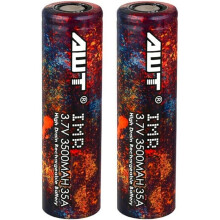 Batteries IMR 2400mah 2900mah 3500mah Flat Top High Drain 3.7v Pack of 2 (3500mah)