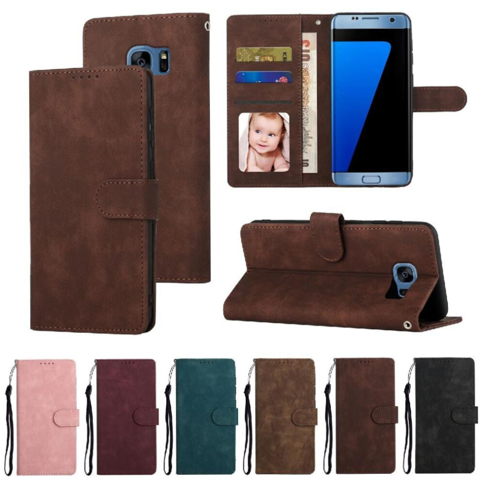 (C1 ) Flip Case For Samsung Galaxy S7 Edge Shockproof Premium Flip Wallet 764549413713
