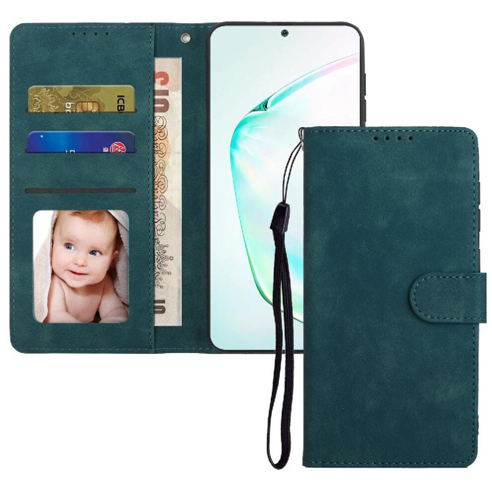 (Green) Flip Case For Samsung Galaxy Note 10 Wallet Premium Shockproof Flip Green 764549414000