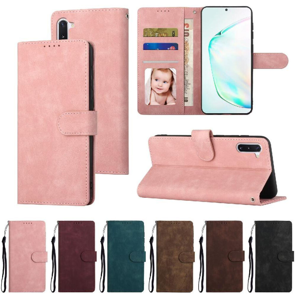 (Pink) Flip Case For Samsung Galaxy Note 10 Wallet Premium Shockproof Flip Pink 764549413980