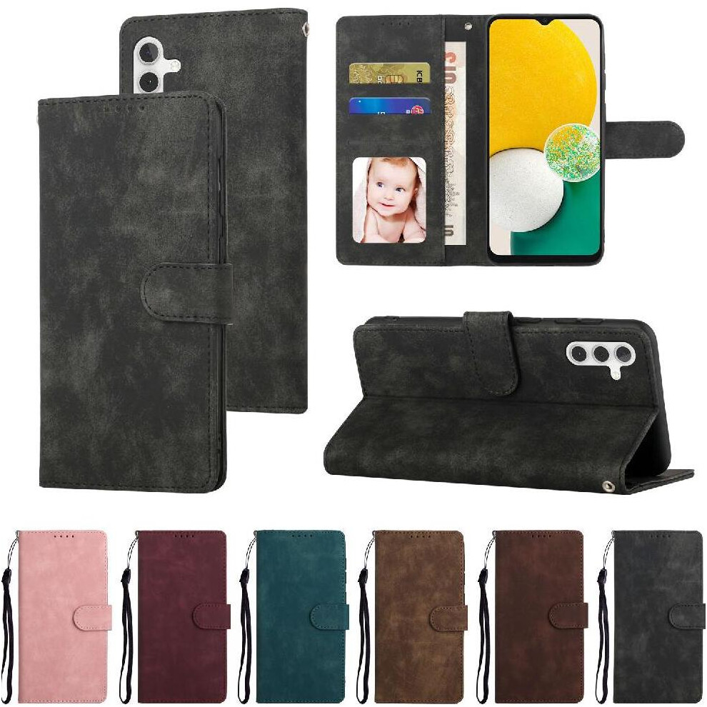 (Black) Flip Case For Samsung Galaxy A54 5G Wallet Shockproof Premium Flip Black 764549414338