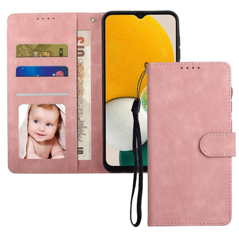 (Pink) Flip Case For Samsung Galaxy A32 5G Wallet Premium Flip Shockproof Pink 764549414888