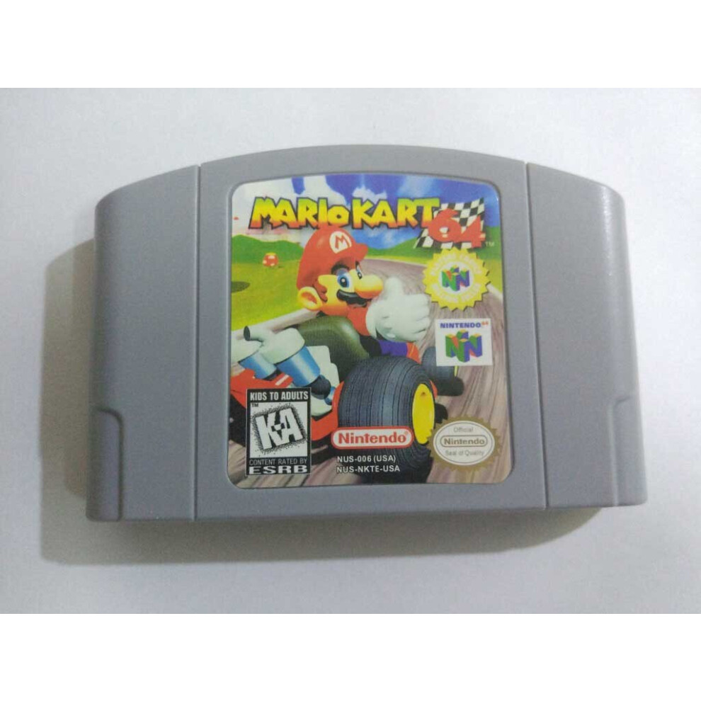Mario Kart 64 N64 Video Game Card Usa Version 738060820626