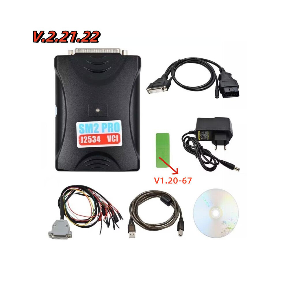Sm2 Pro J2534 Vci 67In1 Pcmflash Ecu Kit 6901891008974