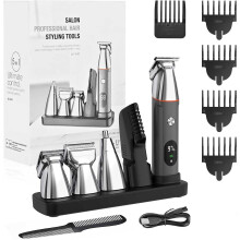 5in1 Salon Professional Hair Shaver Styling Tools, Men's Beard Face Nose Ear Facial Trimmer