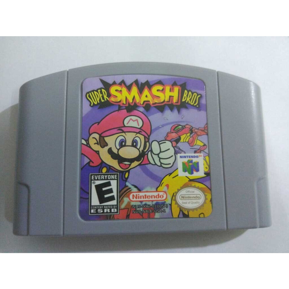 Super Smash Bros N64 Video Game Card Usa Version 738060820664