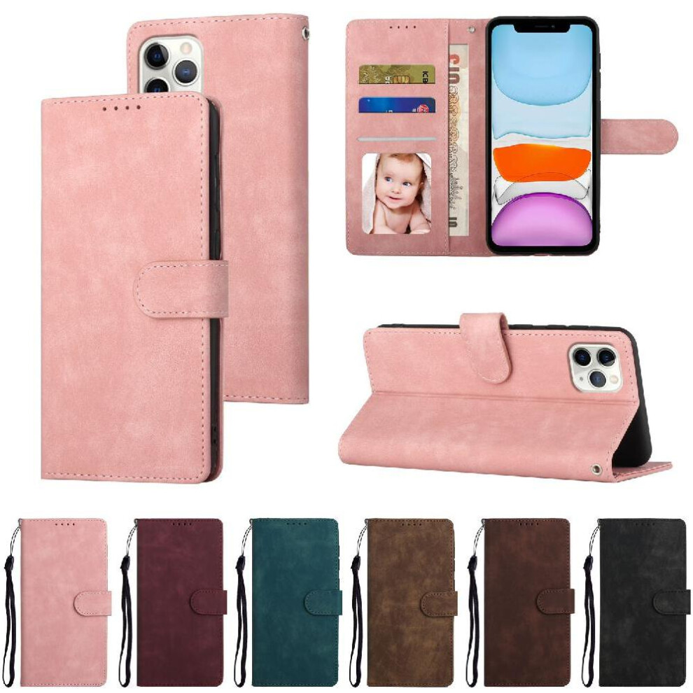 (Pink) Flip Case For Iphone 11 Pro Max Wallet Flip Shockproof Premium Pink 764549416929