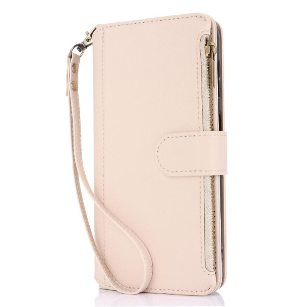 (White) Flip Case For Samsung Galaxy S23 Fe Wallet Rfid Blocking Shockproof Short And Long Strap White 764549417537