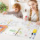 64 Seiten, 8 Stifte, Set, Bildungsmalerei Magic Copybook Set 4
