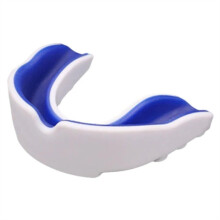 (adult-blue white) Boxing Sports Sports Mouthguard Professional Teeth Protector Boxing Mouth Guard Adult Kids