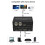 Chave KVM compat?vel 2X1 4K USB Selector 2 em 1 sa?da com hub de 4 portas 6