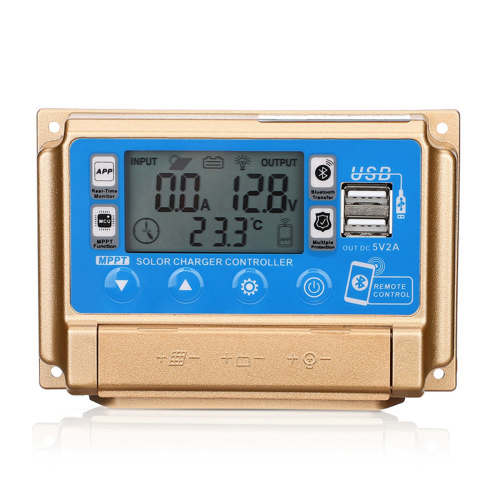 Aurinkopaneeli Adaptive MPPT Bluetooth 12V/24V latauss??timell?-50A 1